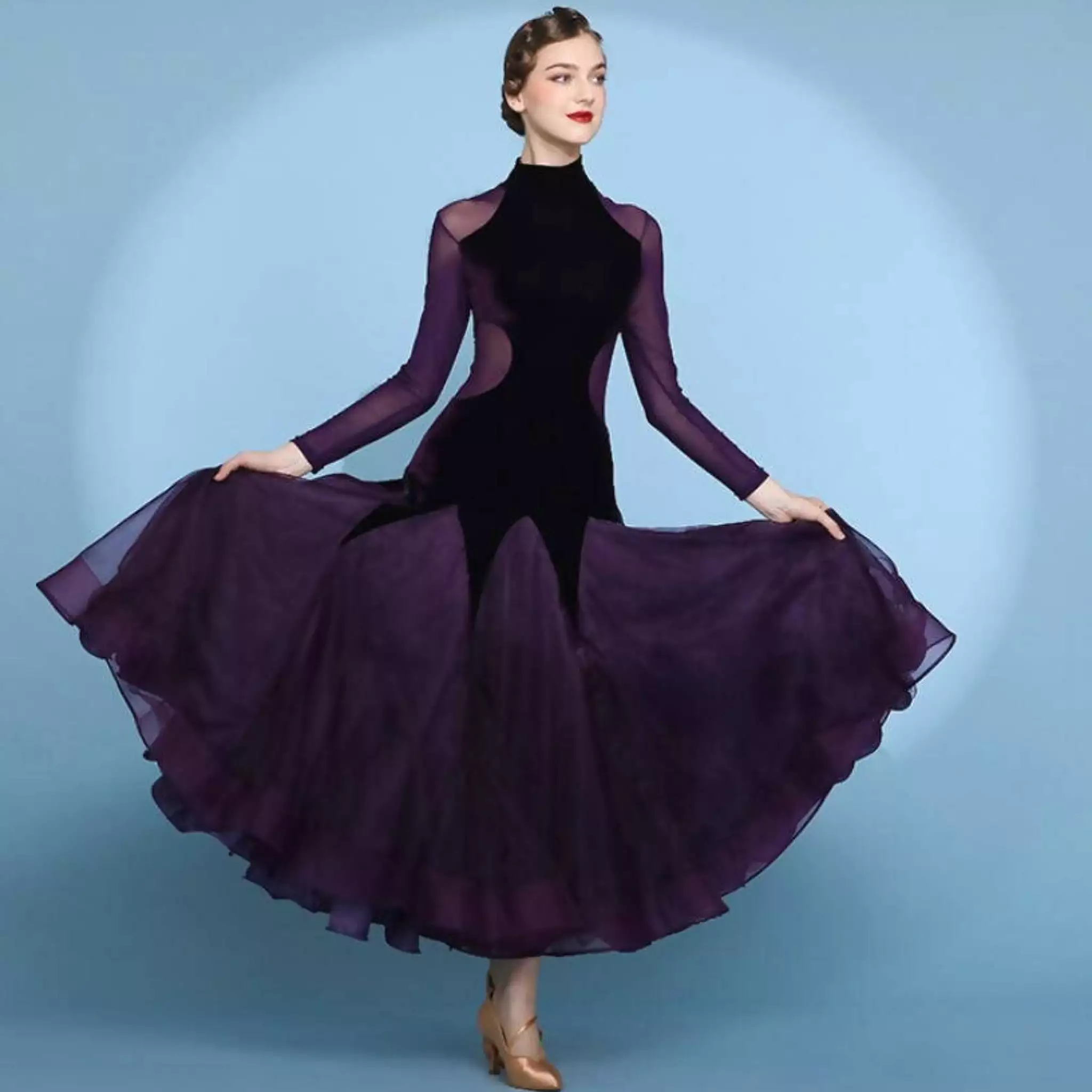 Amethyst Ballroom Dance Dress | Latest Collection