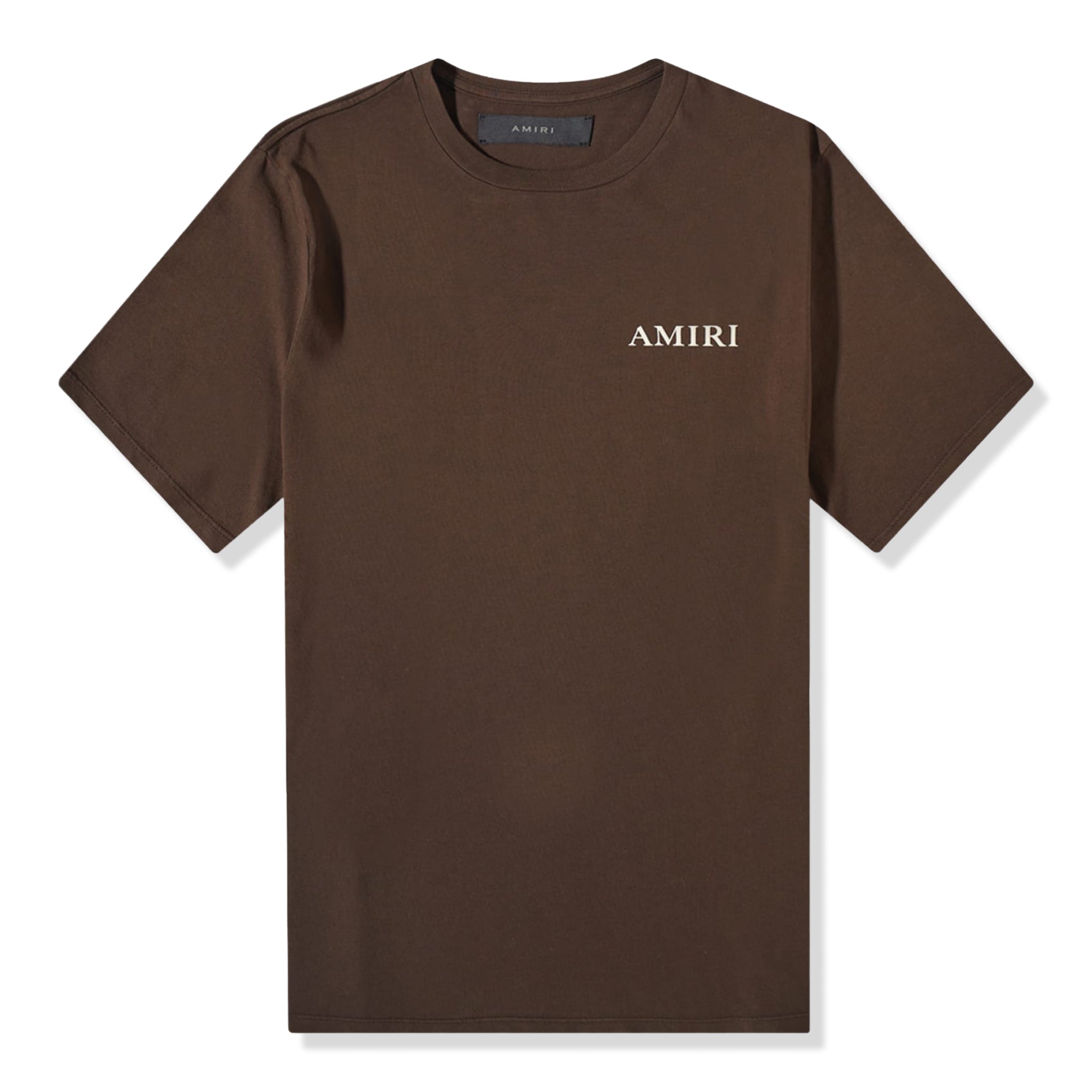 Amiri Brown Puff Logo T-Shirt