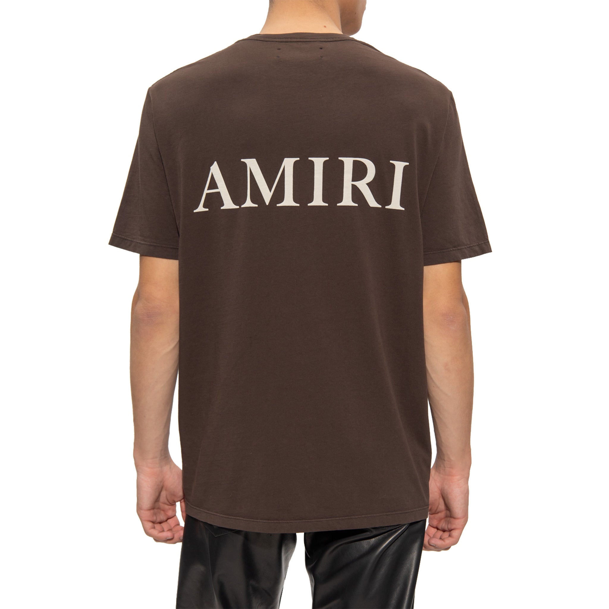 Amiri Brown Puff Logo T-Shirt