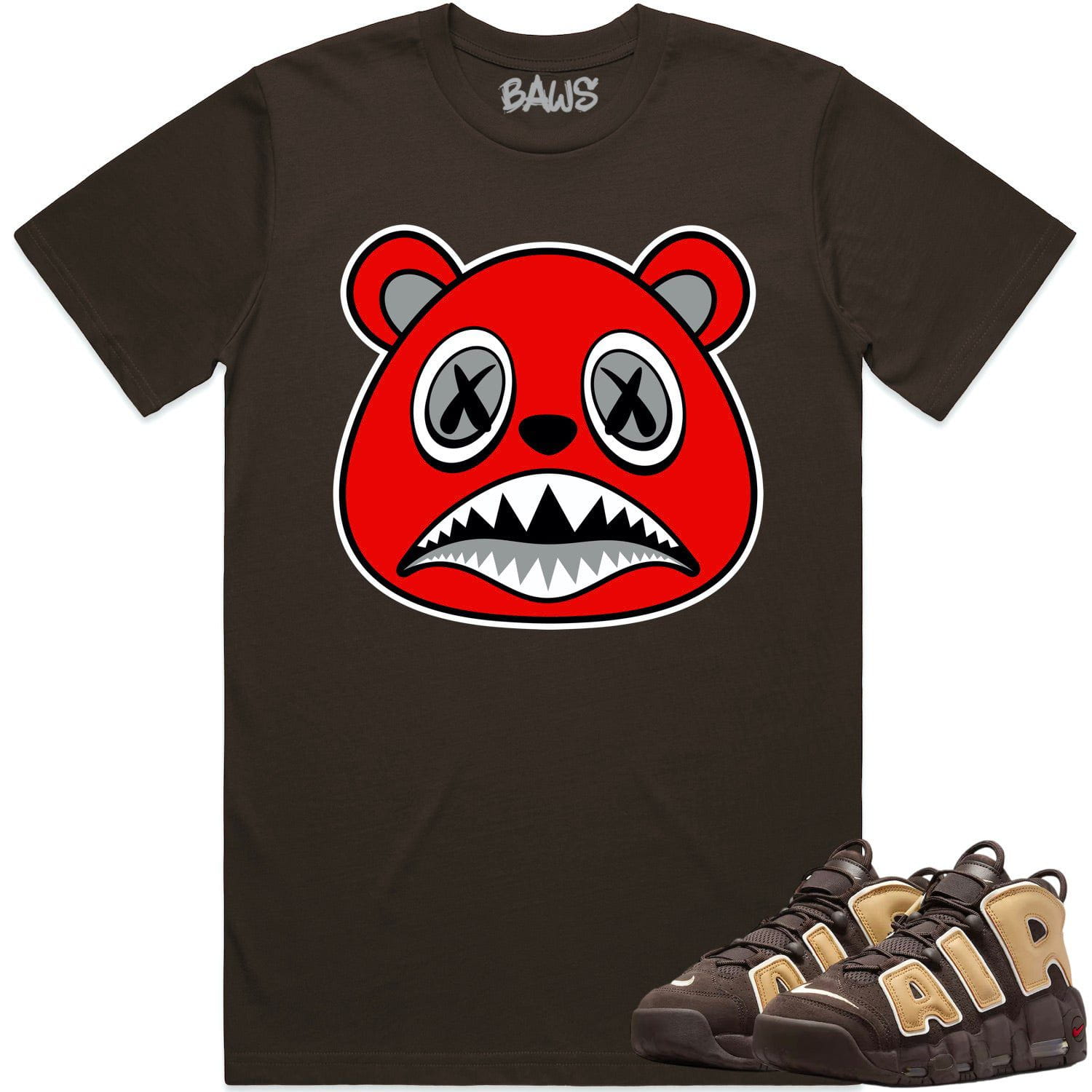 Angry Baws Bear Baroque Brown Uptempo Shirt