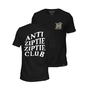 Black Premium T-Shirt - ANTI ZIPTIE ZIPTIE CLUB