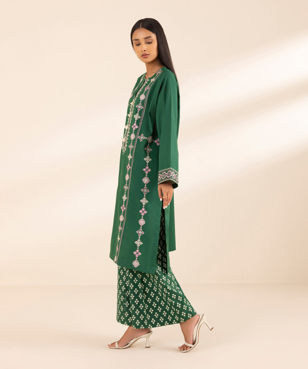 Arabic Lawn Shirt with Embroidery