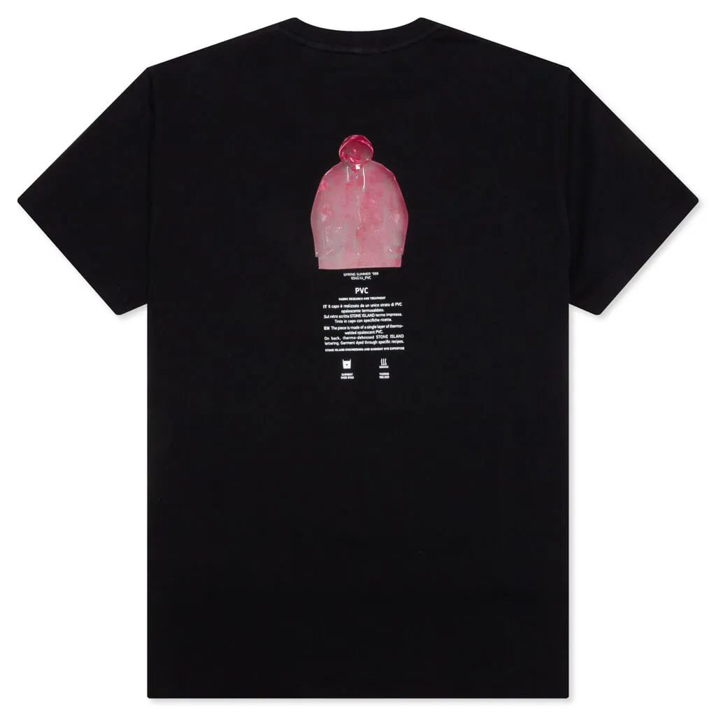 Black Archivio Project PVC S/S T-Shirt