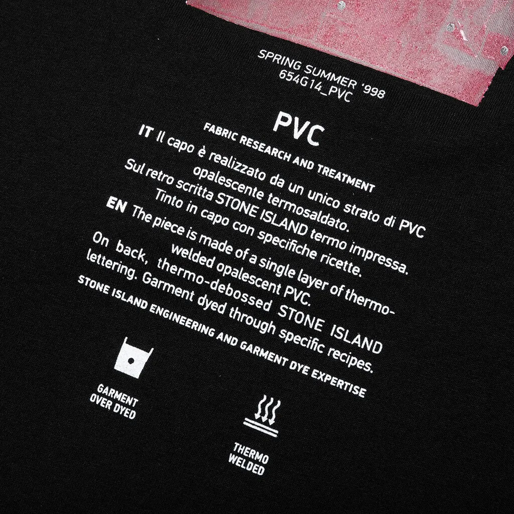 Black Archivio Project PVC S/S T-Shirt