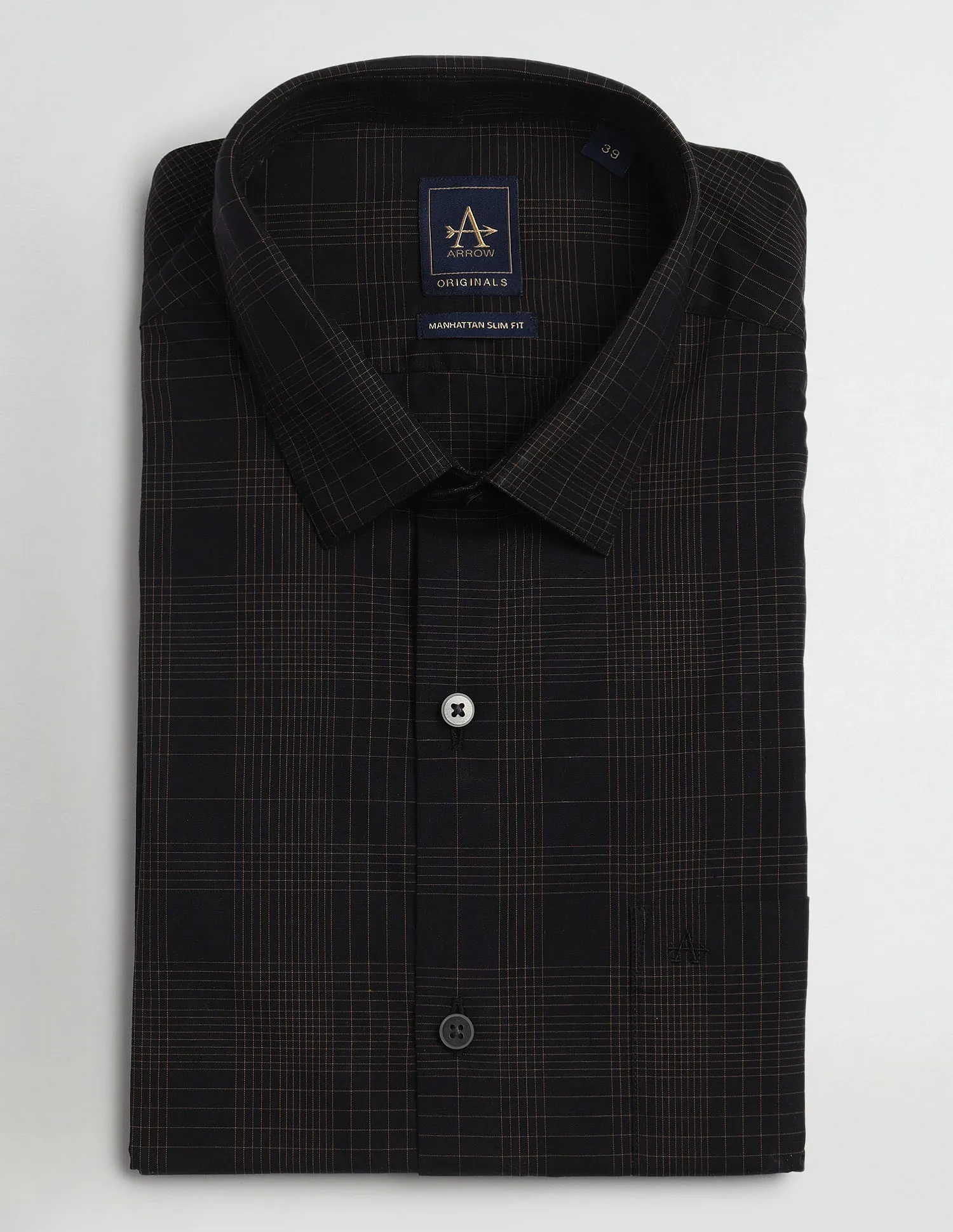 Arrow Print Cotton Shirt for Men