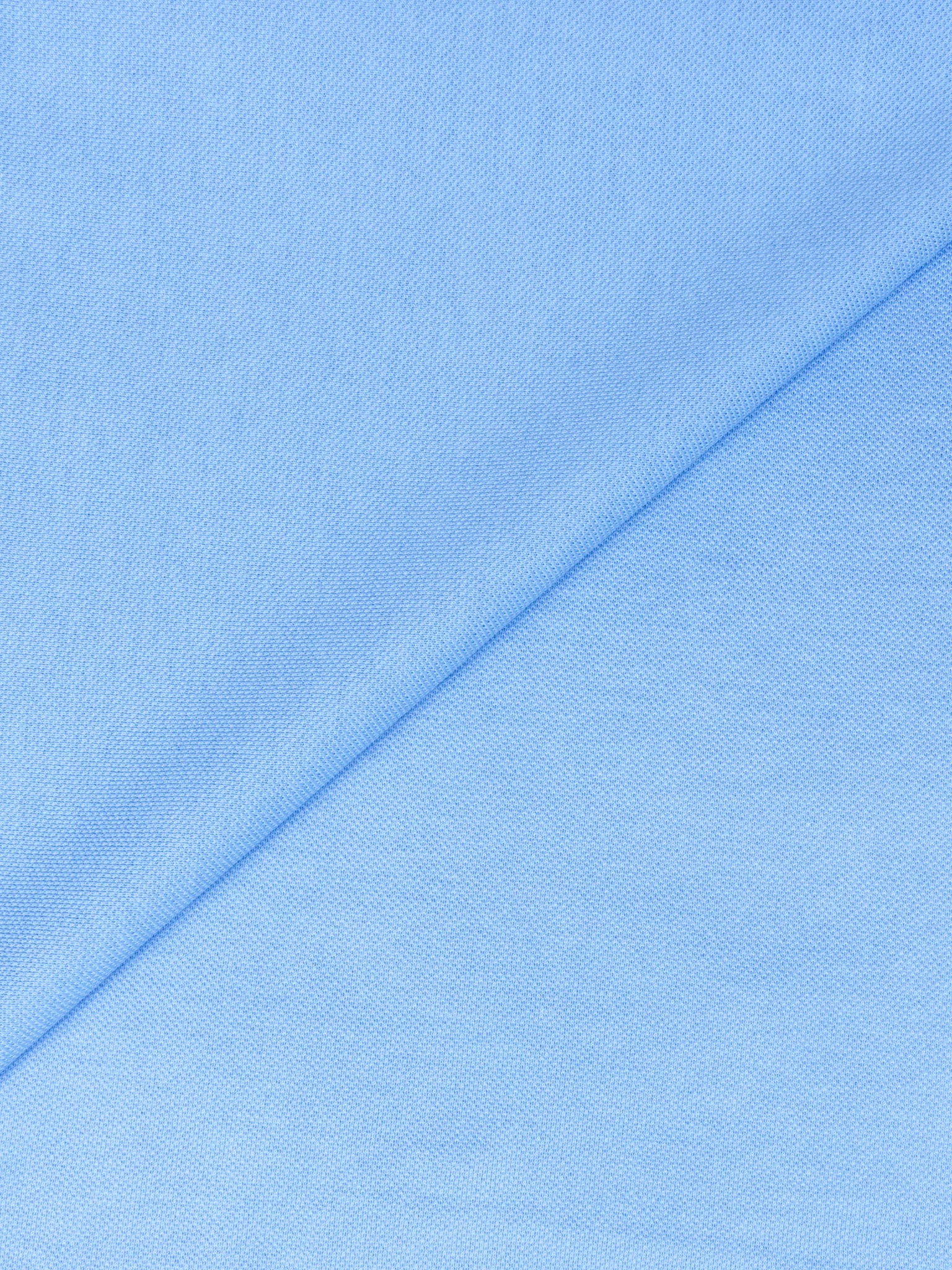 Azure Cotton Polo Shirt