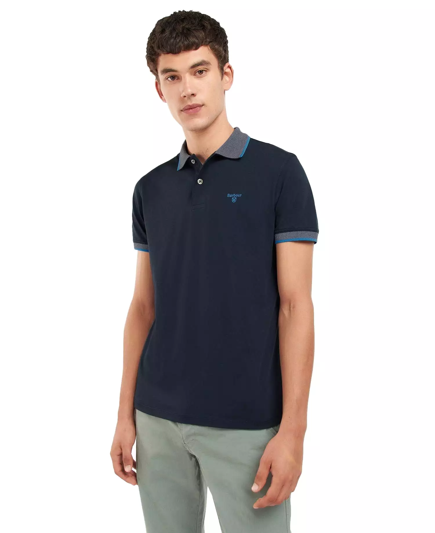 Barbour Cornsay Birdseye Polo T-Shirt for Men