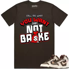 Baroque Brown Dunks Shirt - Red, Affordable and Stylish