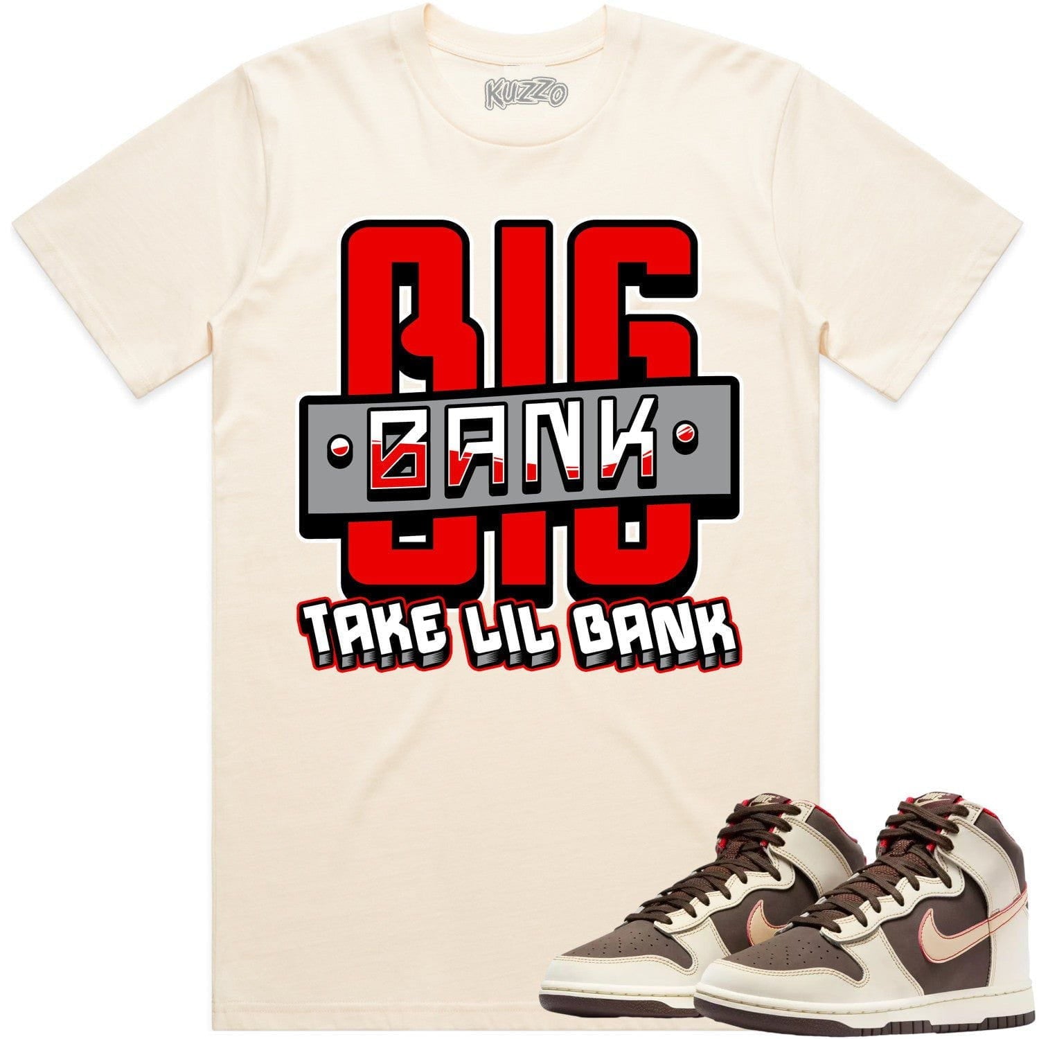 Baroque Brown Dunks Shirt - RED BIG BANK