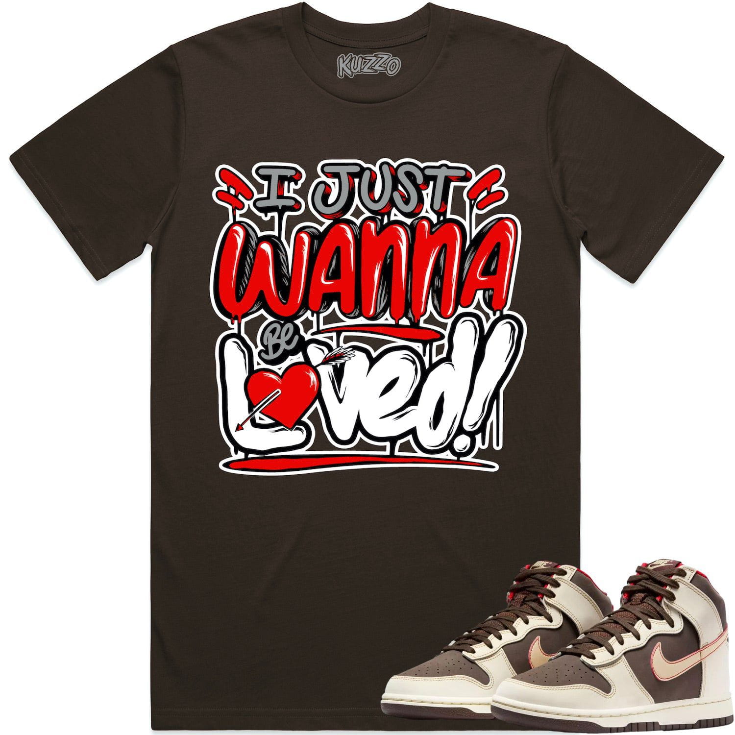 Baroque Brown Dunks Shirt - RED LOVED. Search Rank: #1.