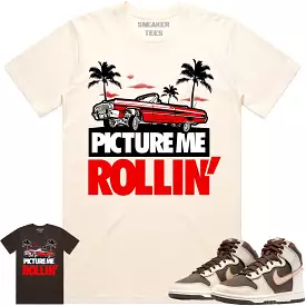 Baroque Brown Dunks Shirt - RED PMR - Perfect Matching