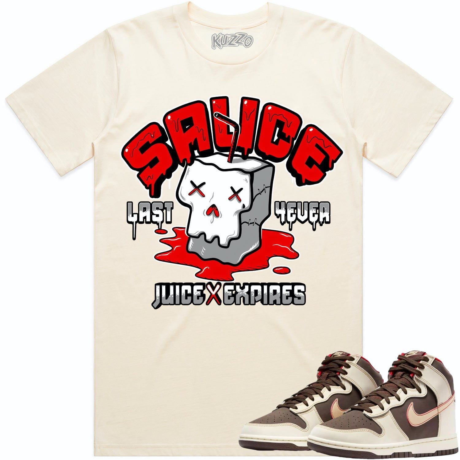 Baroque Brown Dunks Shirt - Red Sauce Match