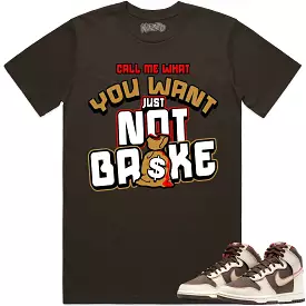 Baroque Brown Dunks Shirt - Wheat not Broken