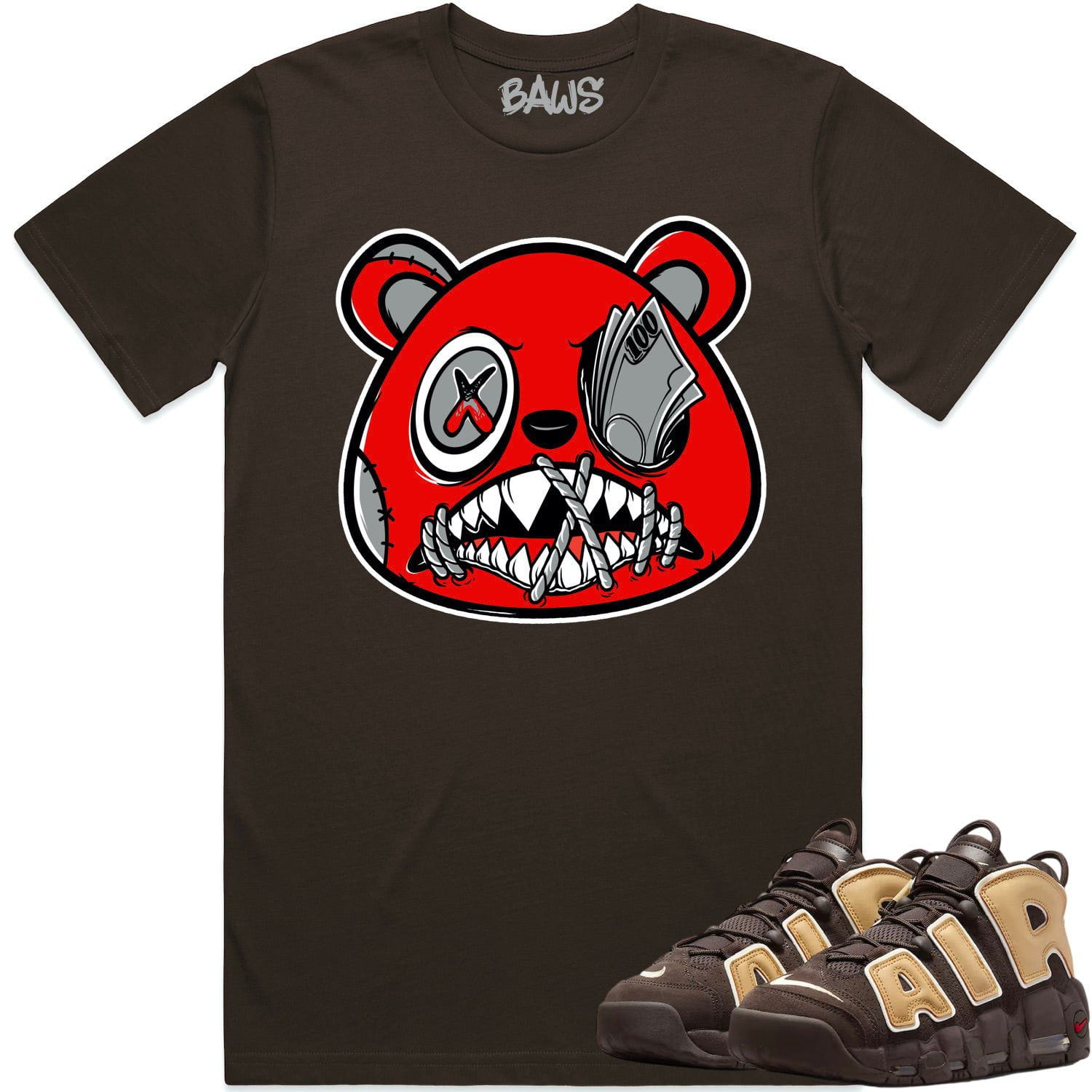 Baroque Brown Uptempo Shirt - ANGRY MONEY TALKS BAWS