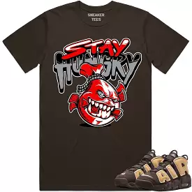 Baroque Brown Uptempo Shirt - Red Stay Hungry