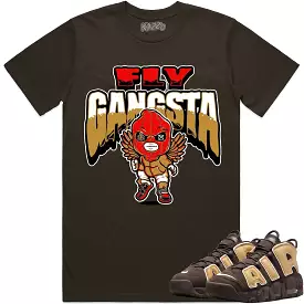 Baroque Brown Uptempo Shirt - WHEAT FLY GANGSTA