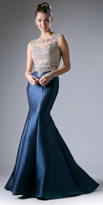 Beaded Satin Gown: Shop Now!