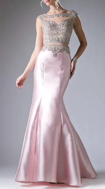 Beaded Satin Gown: Shop Now!