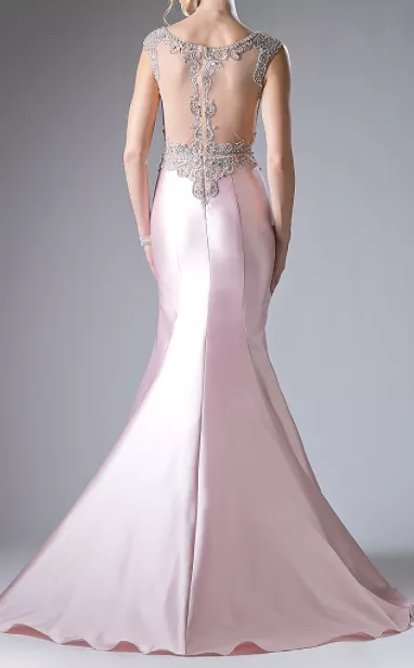 Beaded Satin Gown: Shop Now!