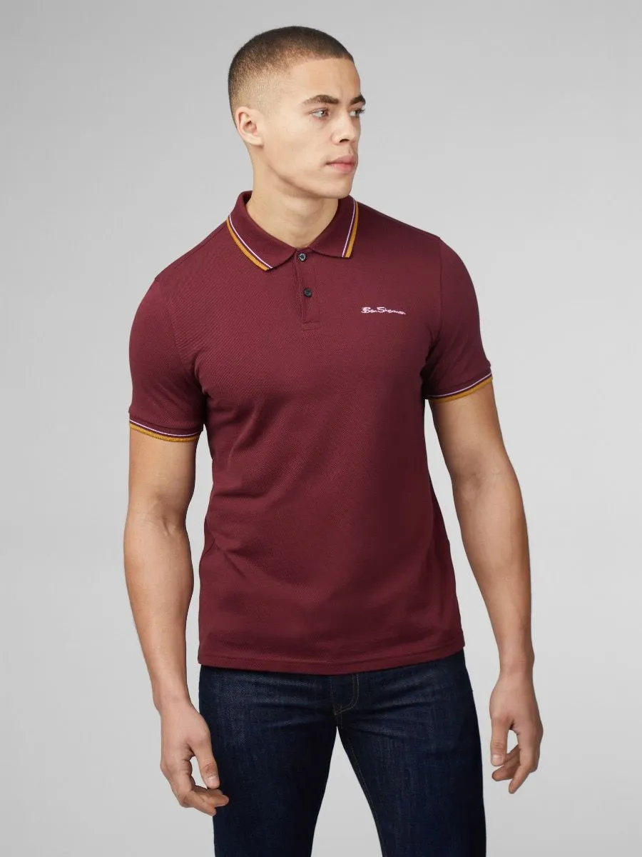 Ben Sherman Port Casual Polo Shirt with Short Sleeves