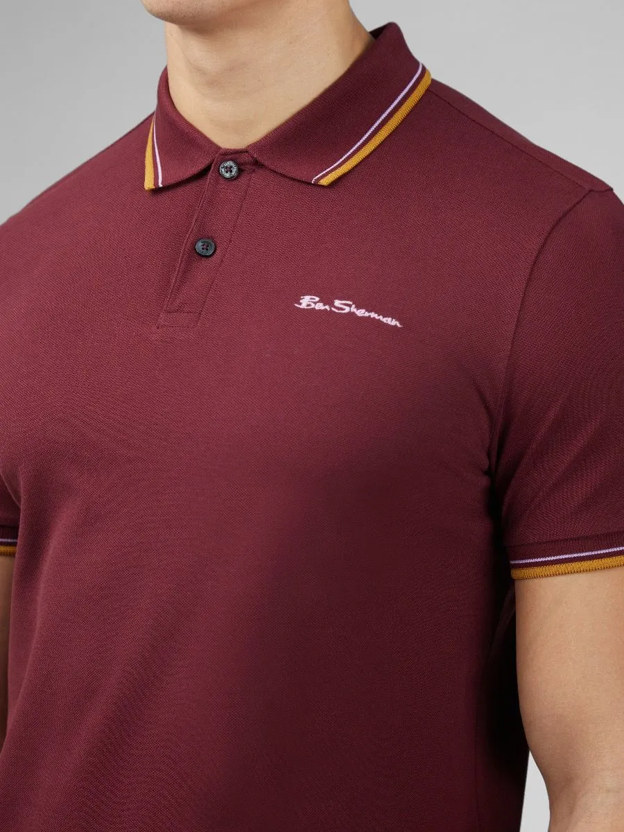 Ben Sherman Port Casual Polo Shirt with Short Sleeves