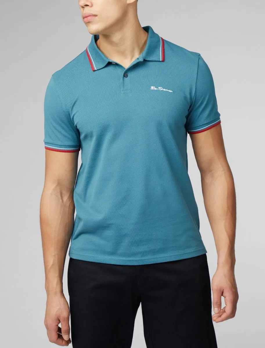 Ben Sherman Casual Teal Polo Shirt