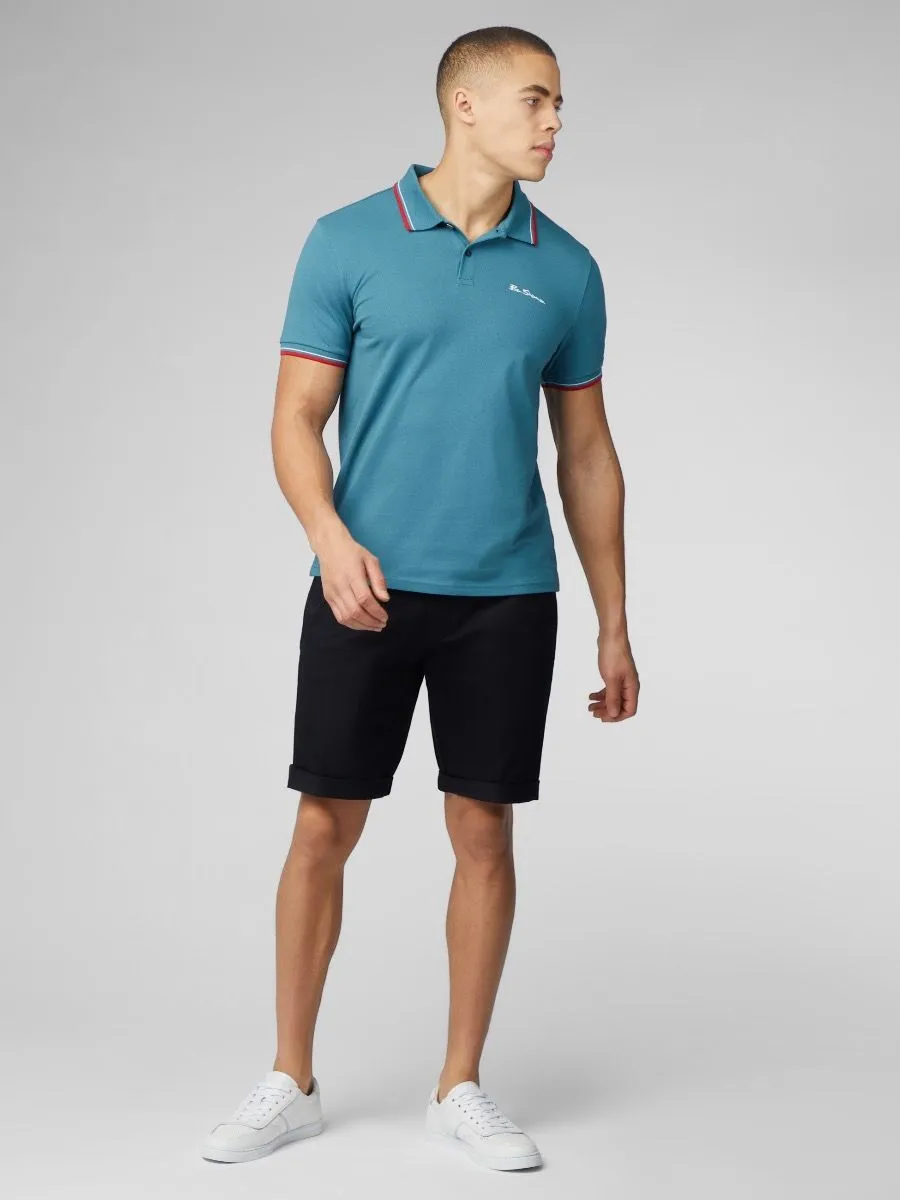 Ben Sherman Casual Teal Polo Shirt