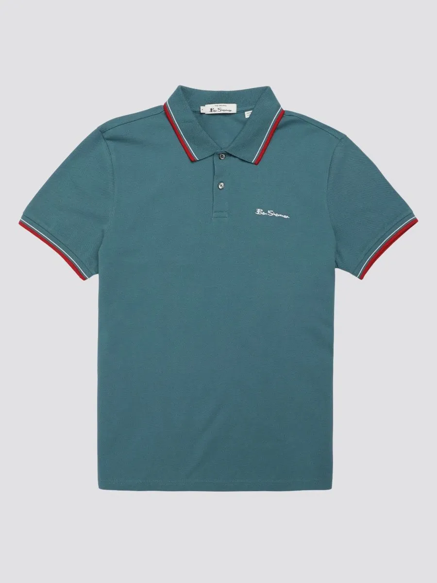 Ben Sherman Casual Teal Polo Shirt