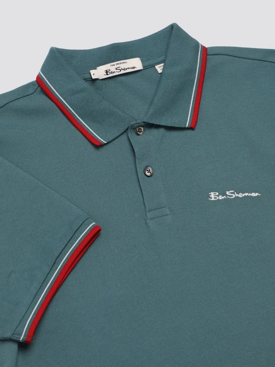 Ben Sherman Casual Teal Polo Shirt