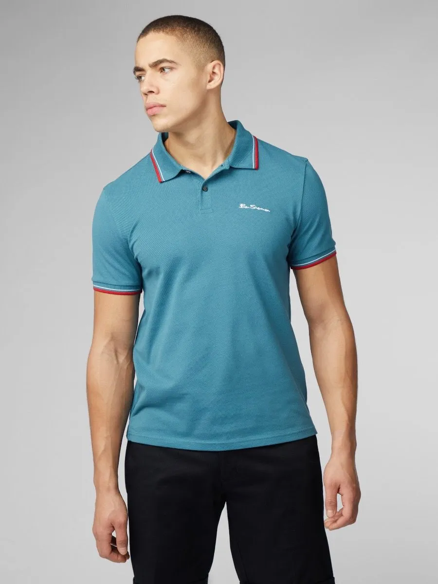 Ben Sherman Casual Teal Polo Shirt