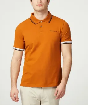 Orange Ben Sherman Pique Signature Polo Shirt