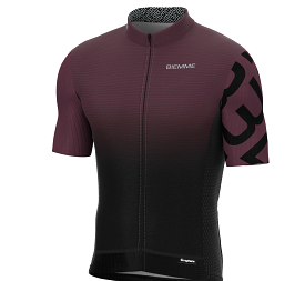 Biemme SS Cycling Jersey - Men's - Plum - Large - Italian-made