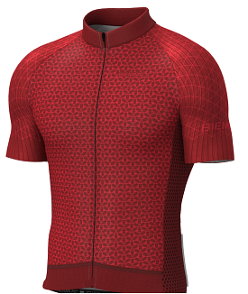 Biemme Venus Men's Cycling Jersey - Red - XL - Made in Italy