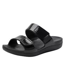 Black Gloss Sandal