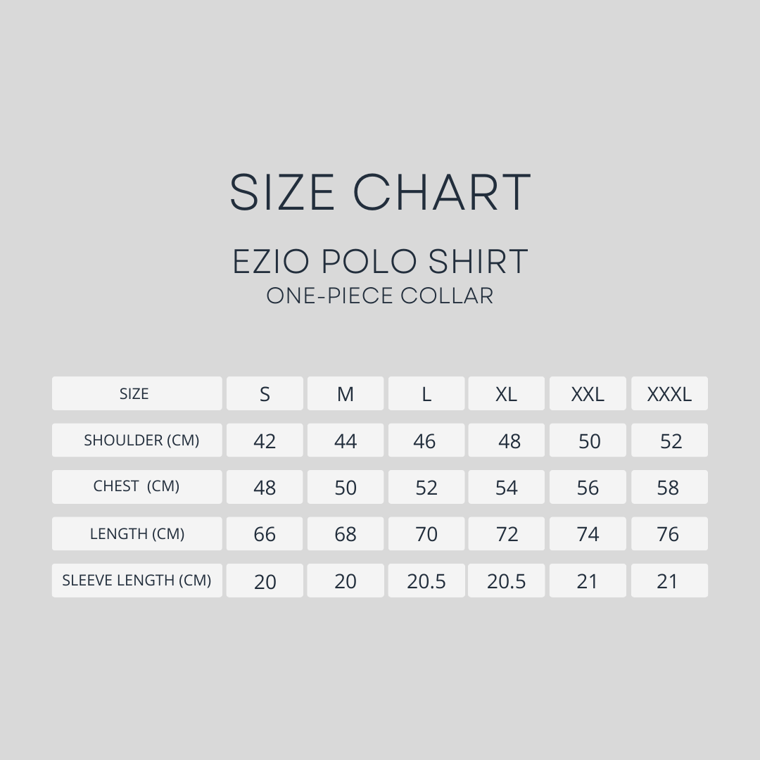 Black Polo Shirt with a One-Piece Collar by Ezio - Google SEO Result