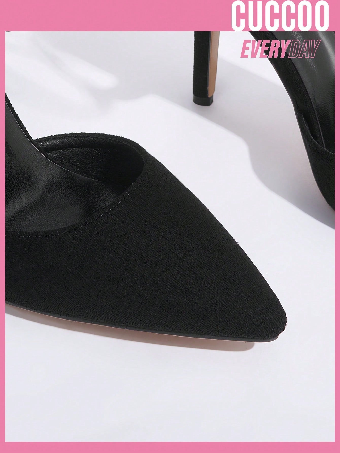 Black Strappy High Heel Pumps for Spring and Summer