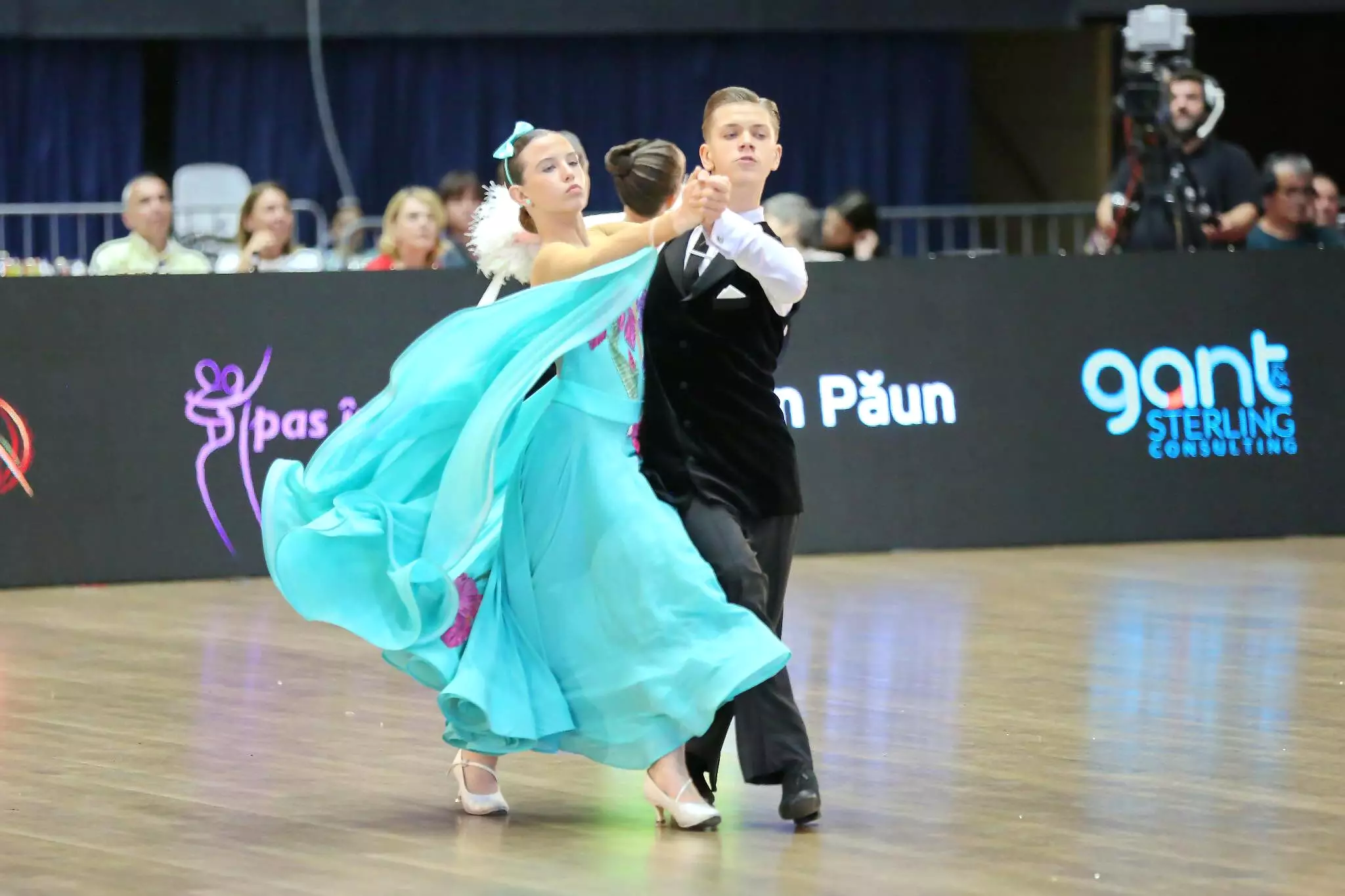 Blue Ballroom and Latin Dress for Juniors