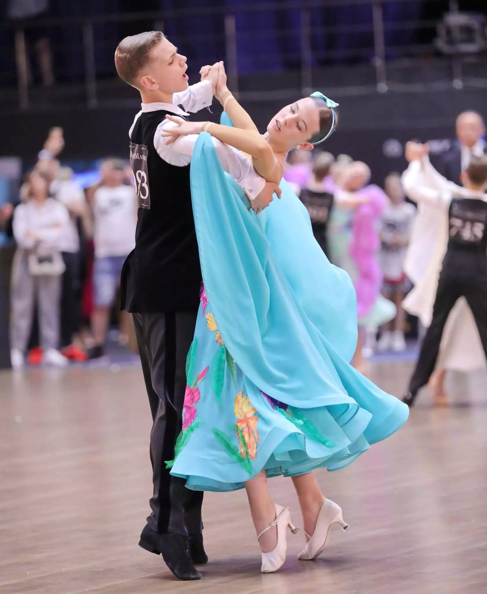 Blue Ballroom and Latin Dress for Juniors