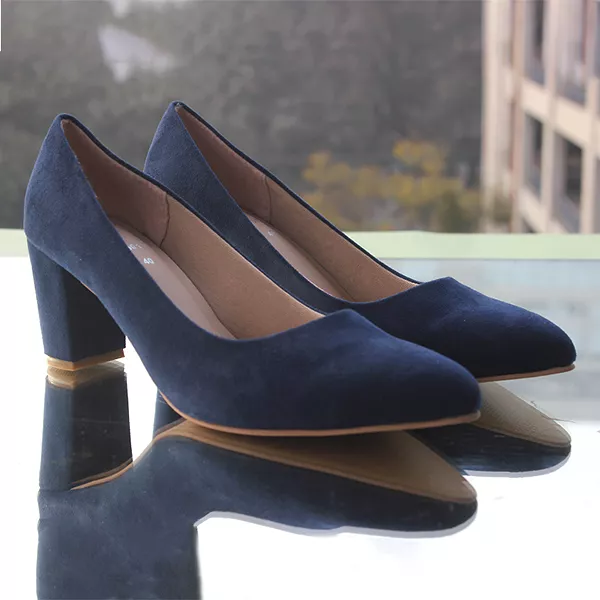 Blue Women's Heel Pumps