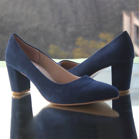 Blue Women's Heel Pumps