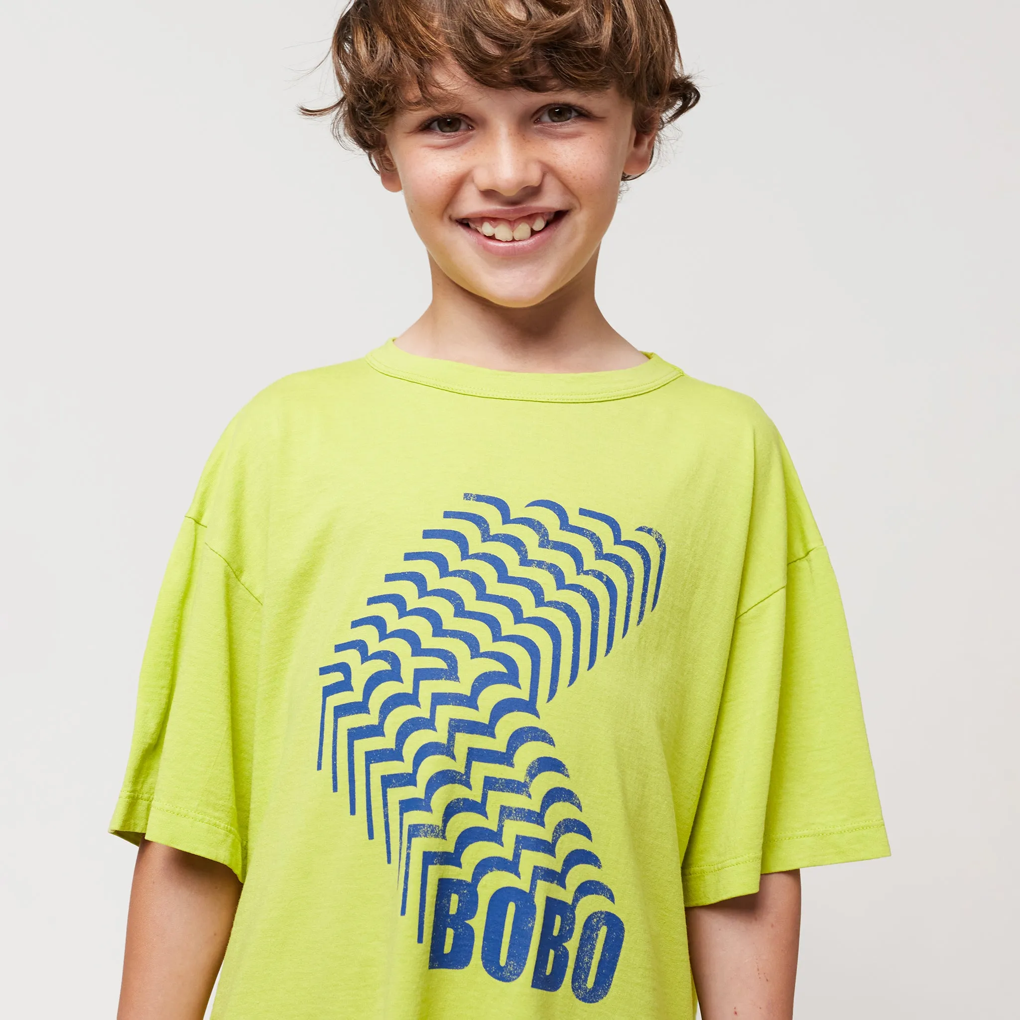 Bobo Choses Green Bobo Shadow T-shirt for Children