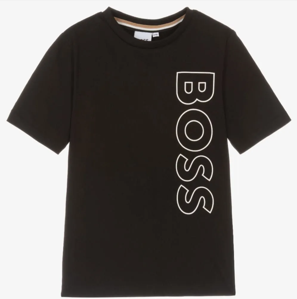 Boss Tshirt Logo Black