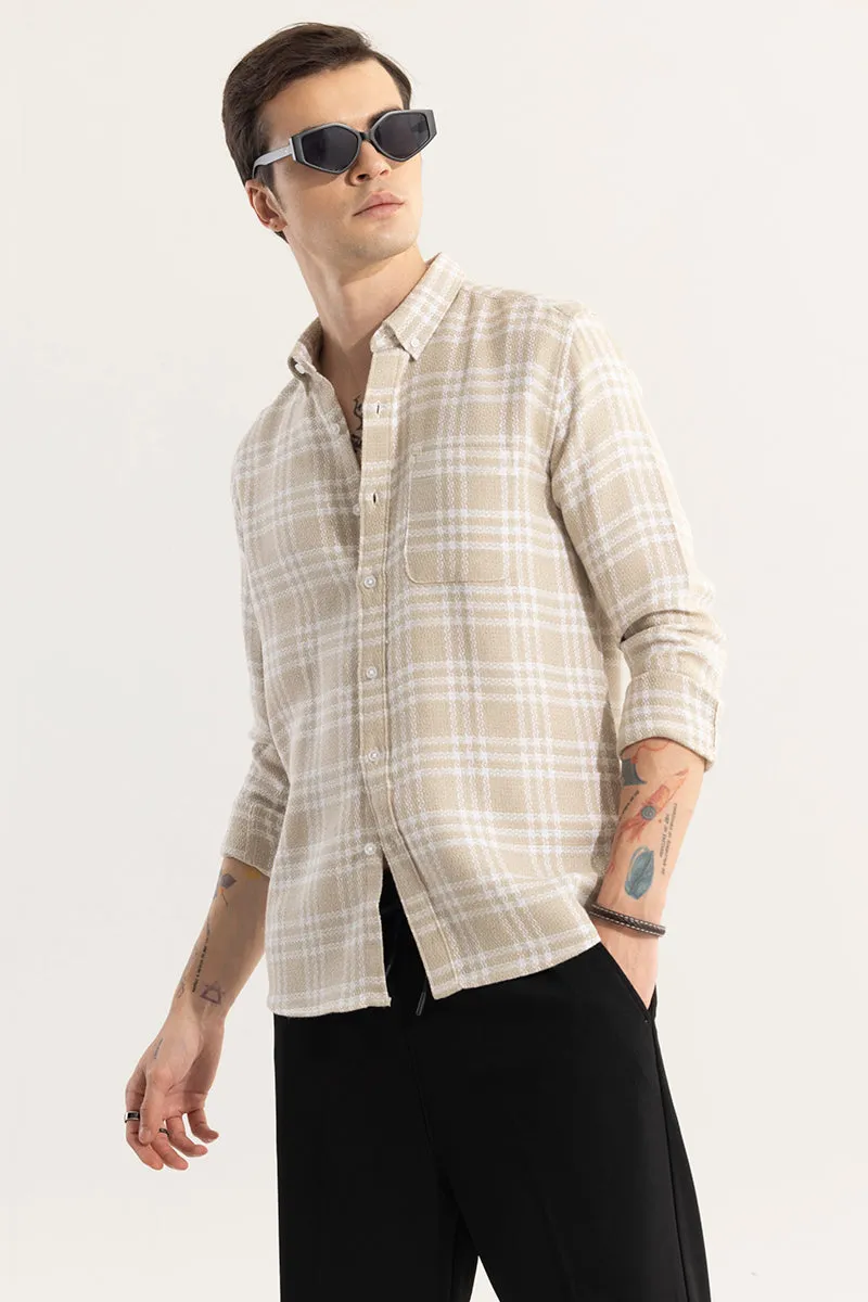 Checks Cream Shirt Boxed - Shop Now