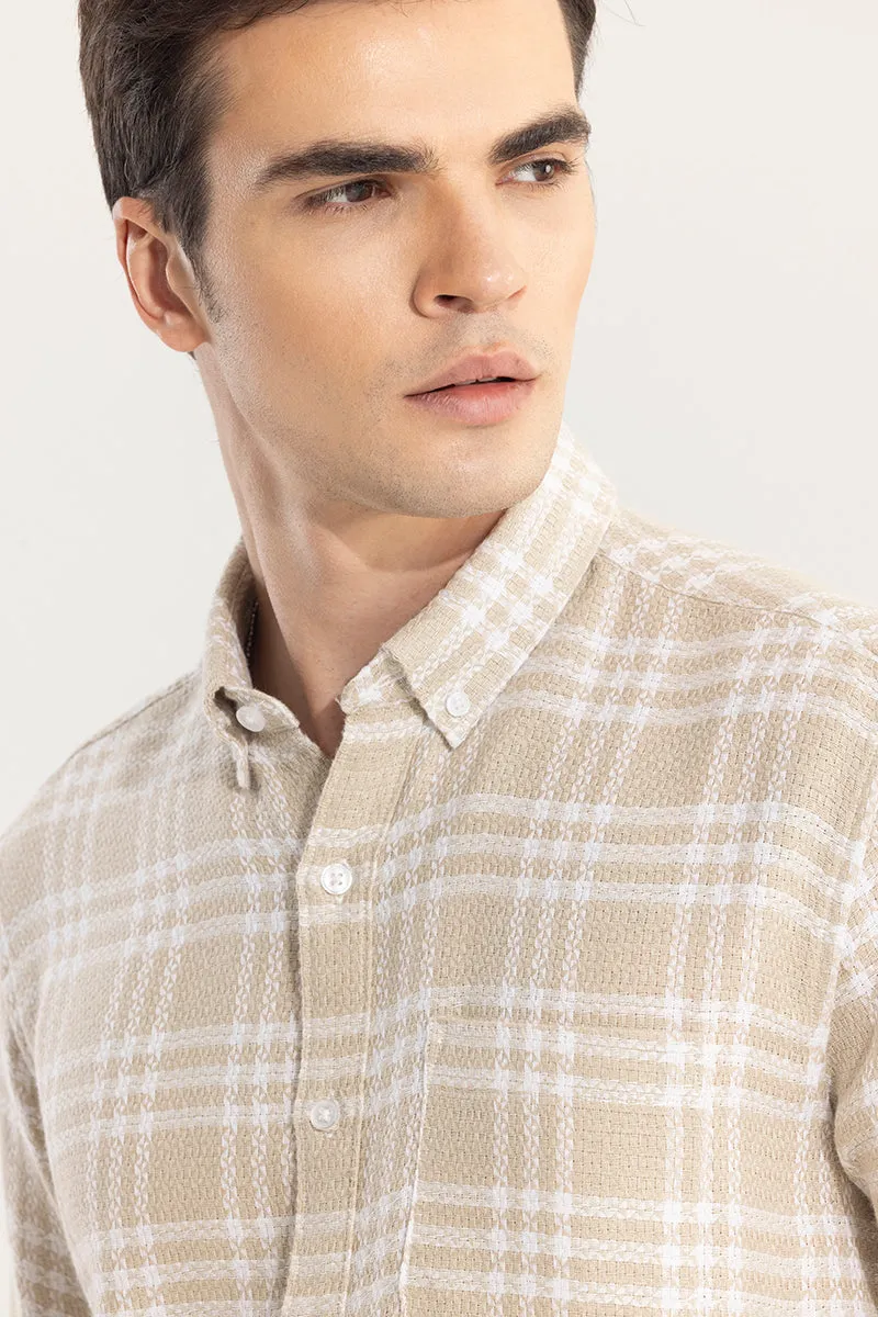 Checks Cream Shirt Boxed - Shop Now