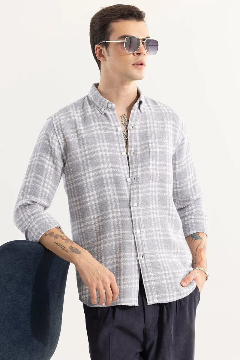 Gray Checkered Shirt