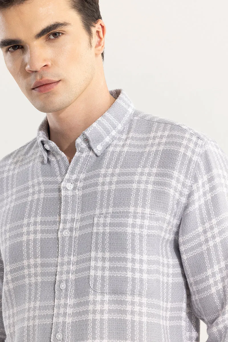 Gray Checkered Shirt