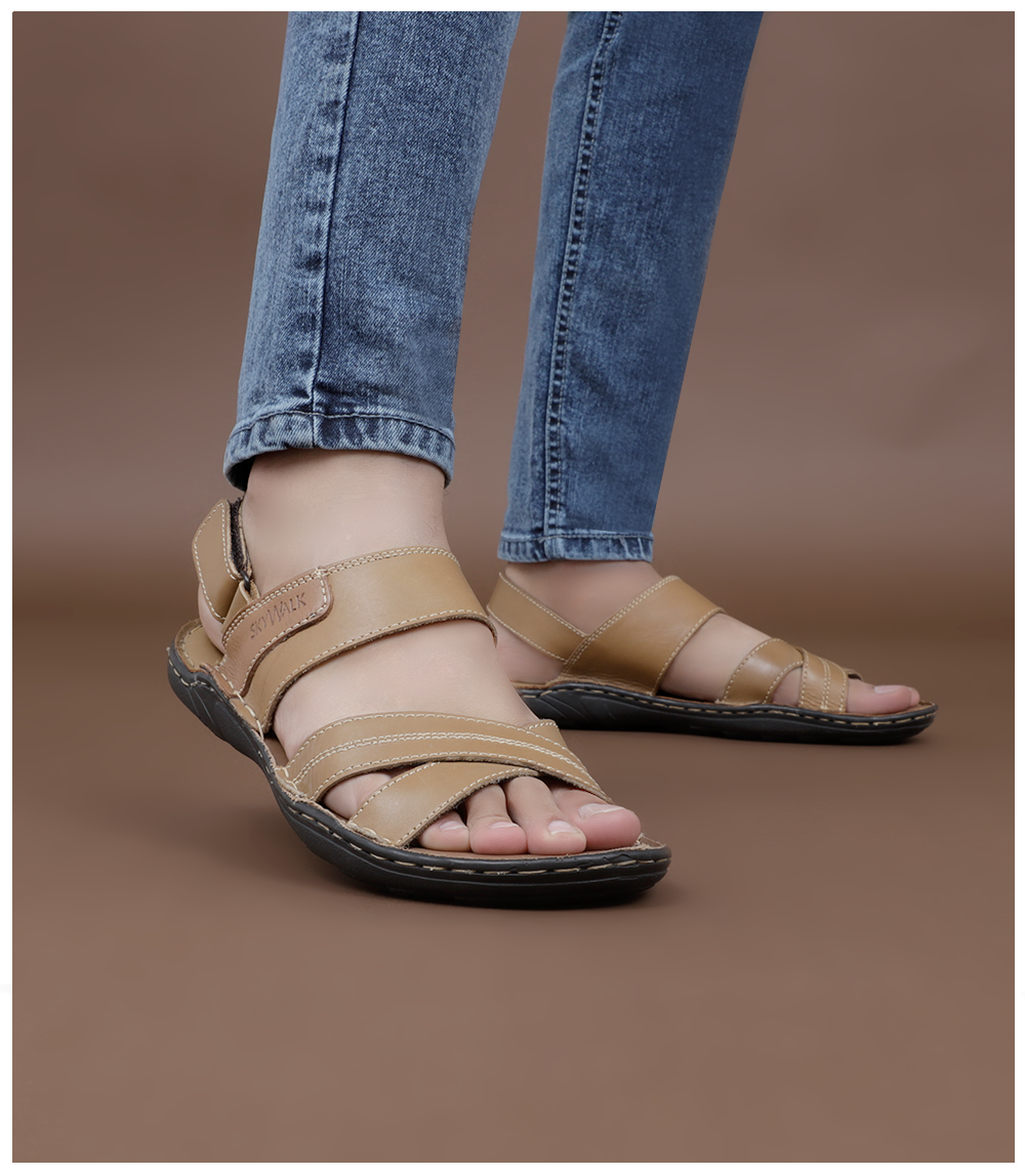 Brown Leather Sandals