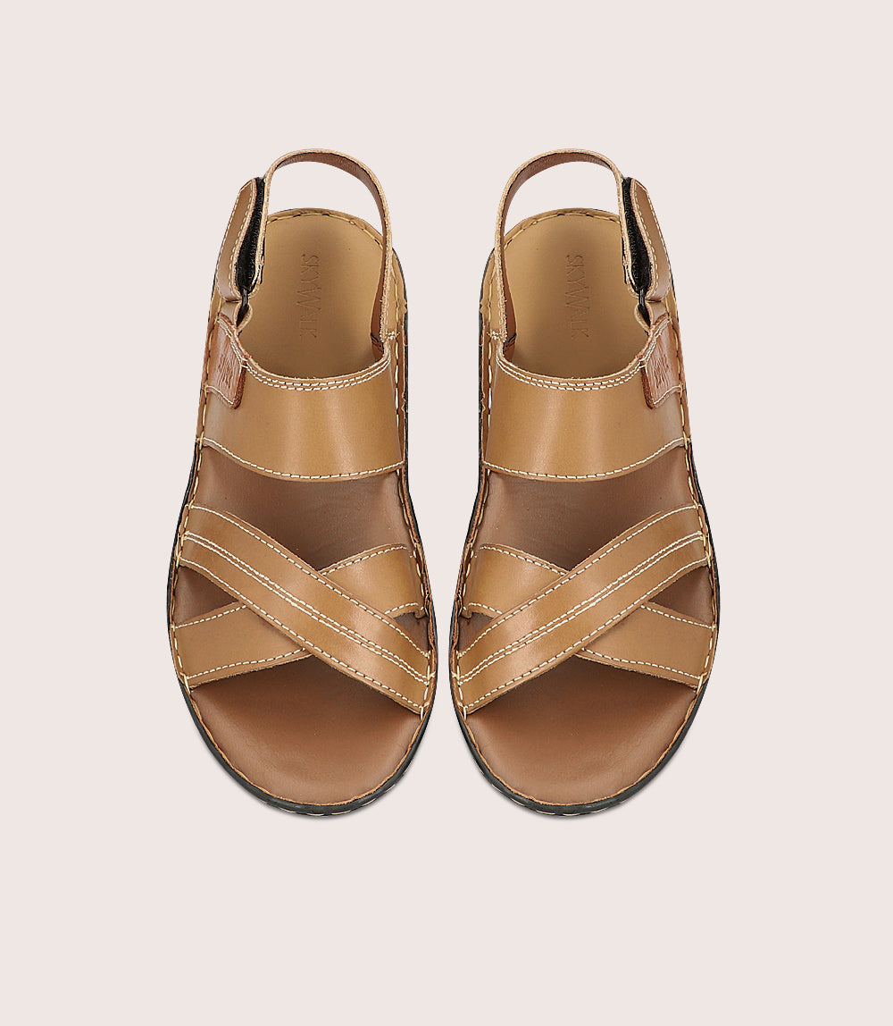 Brown Leather Sandals