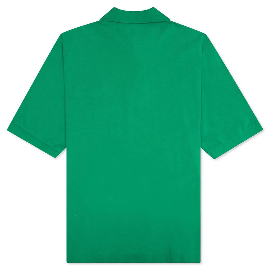 Electric Green Bubble Logo Polo T-Shirt