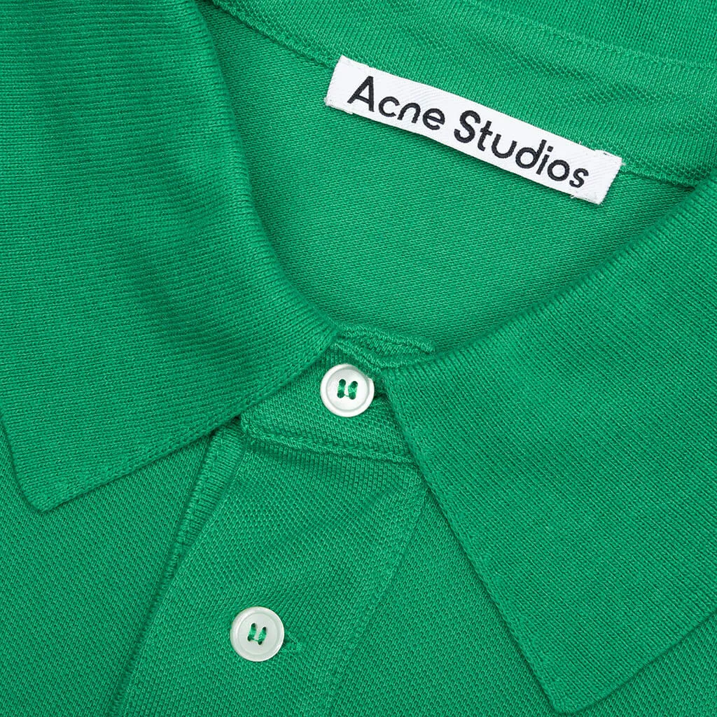 Electric Green Bubble Logo Polo T-Shirt